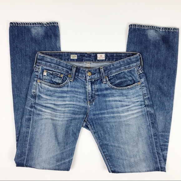 Ag Adriano Goldschmied Denim - AG Tomboy Relaxed Straight Leg Jeans Sz 28 R